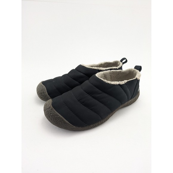 Mens KEEN Howser II Black Fur Lined Cush Insoles Slip On Slippers Shoes Size 10 main image 7